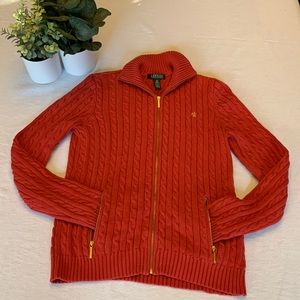 Ralph Lauren Zippered Sweater Size M